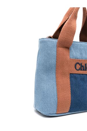 borsa in cotone blu CHLOE' KIDS | C20355Z10